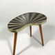 Table d'appoint haricot 1950