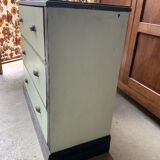 Commode verte 3 tiroirs