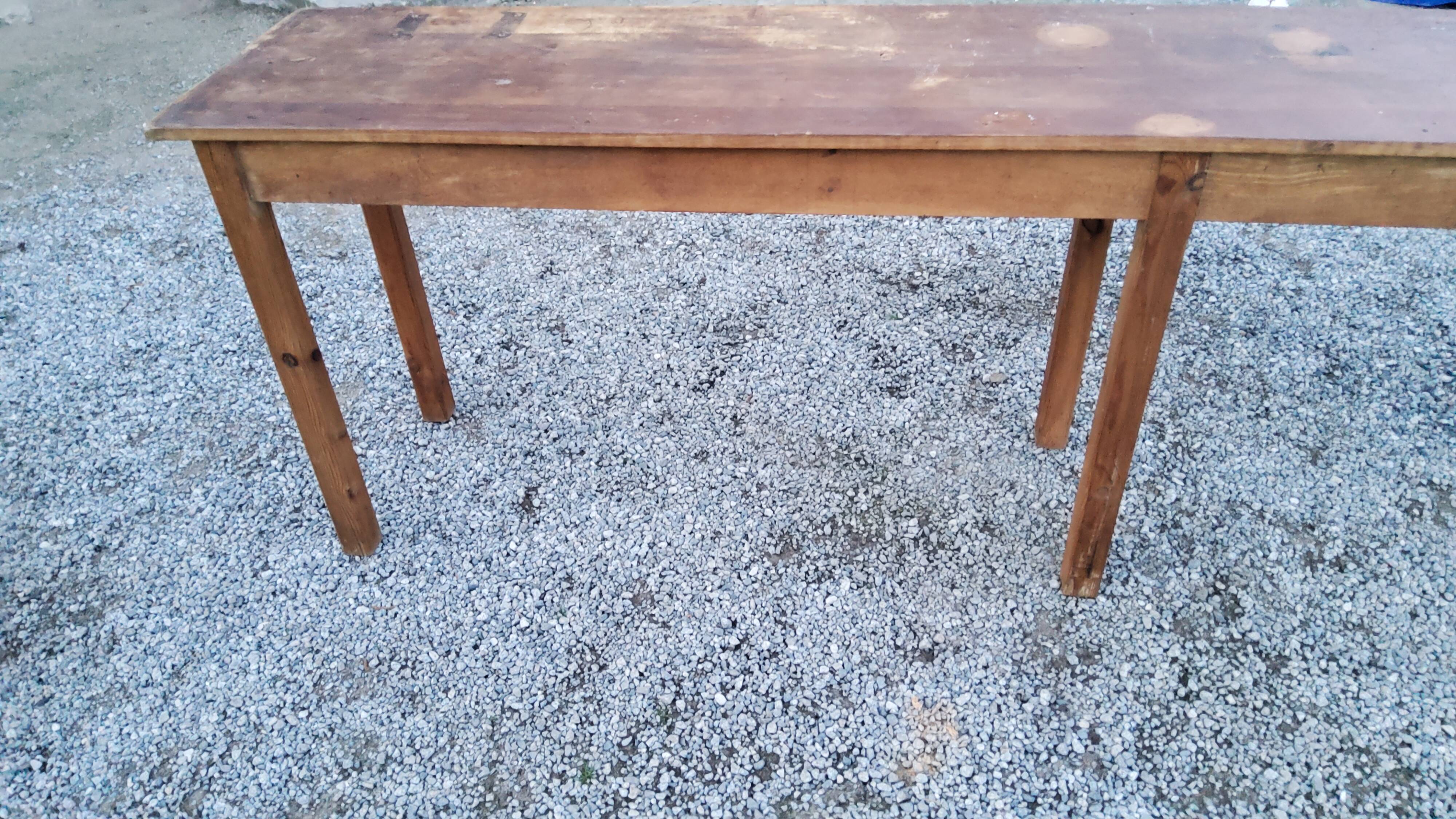 Old jewelry workshop workbench table 6 feet 6 drawers 271cm