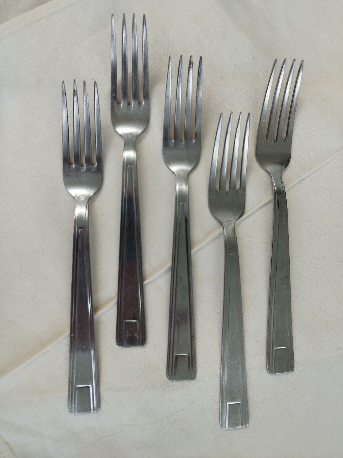 Lot de fourchettes inox
