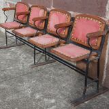 4 seater cinema bench