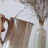 Old vintage stoneware pitcher