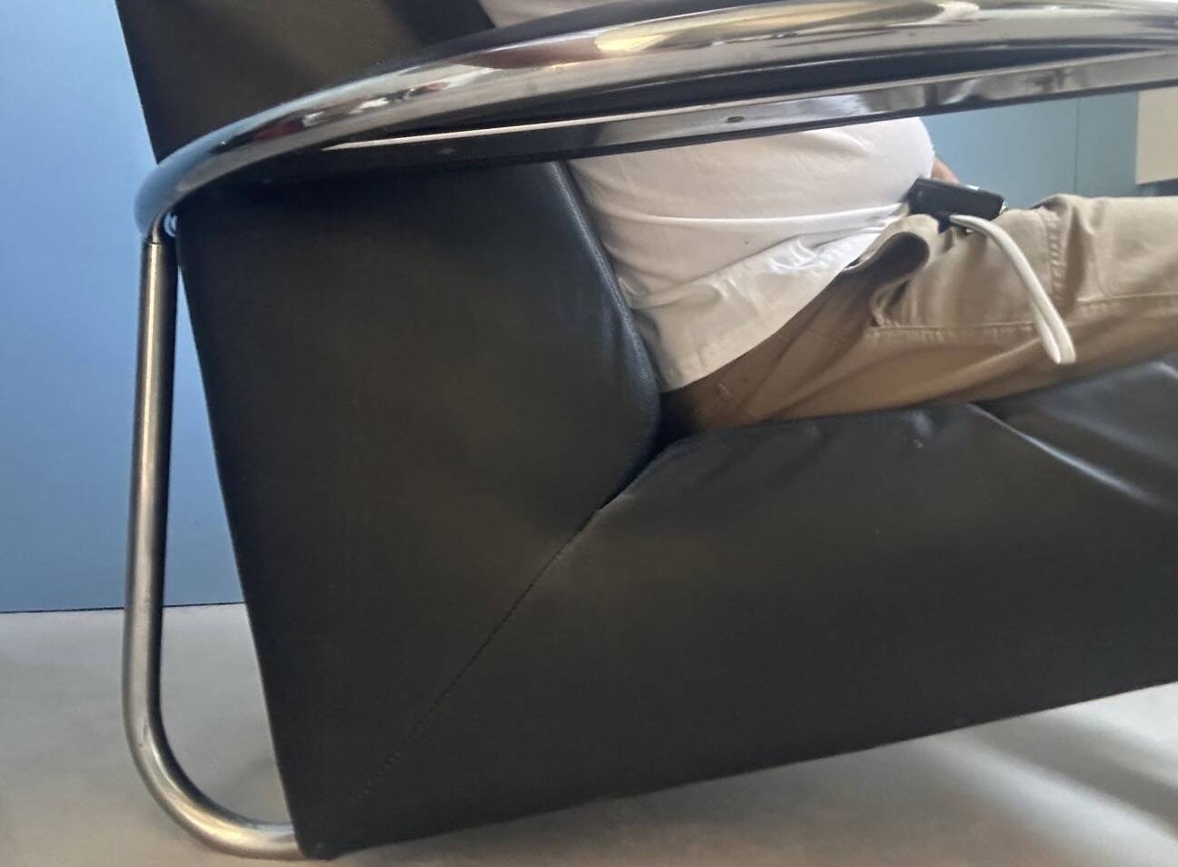 Pair of club armchairs