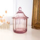 Candy pot in vintage purple glass