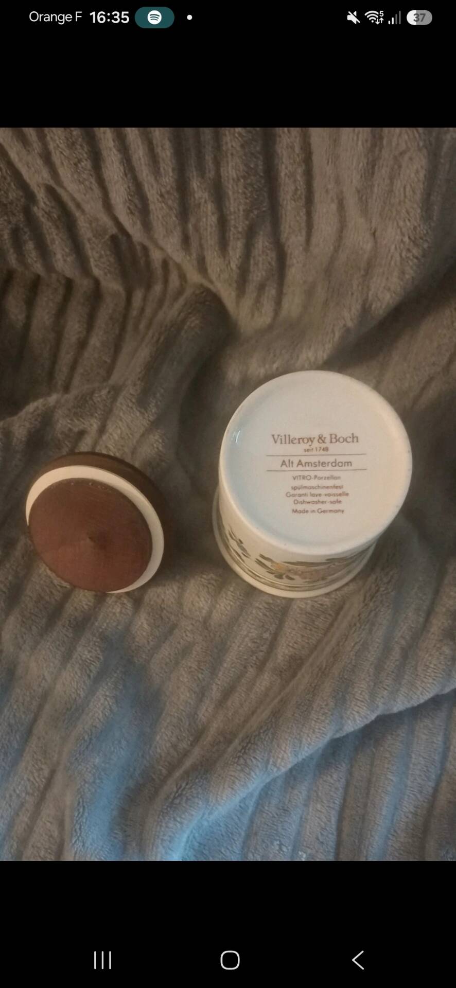 Pot à épices vintage Villeroy & Boch  Alt Amsterdam avec couvercle