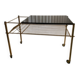 Vintage 60's vinyl side table/coffee table