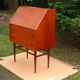 Secretaire with a key from the 1960s / 70s, Denmark, teak wood