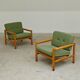 Complete modernist green chalet living room, Czechoslovakia 1970.