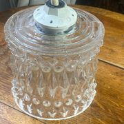 Suspension, baladeuse en verre moulé