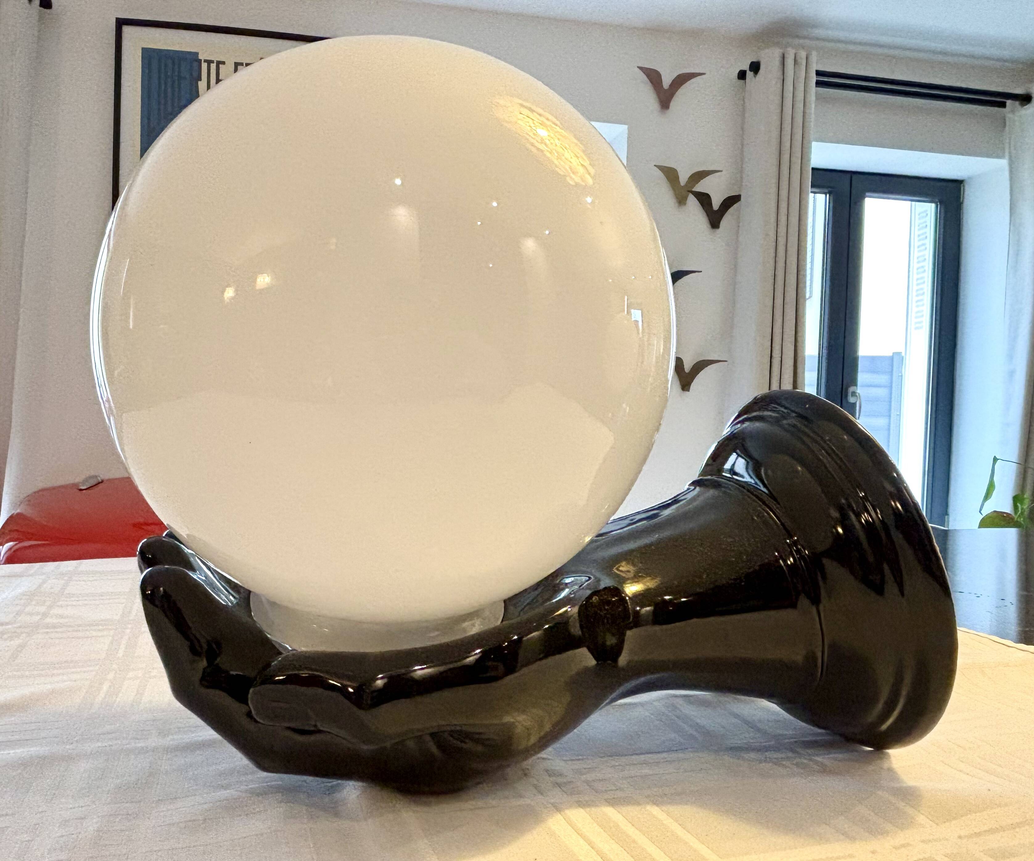 Pair of handmade ceramic wall sconces