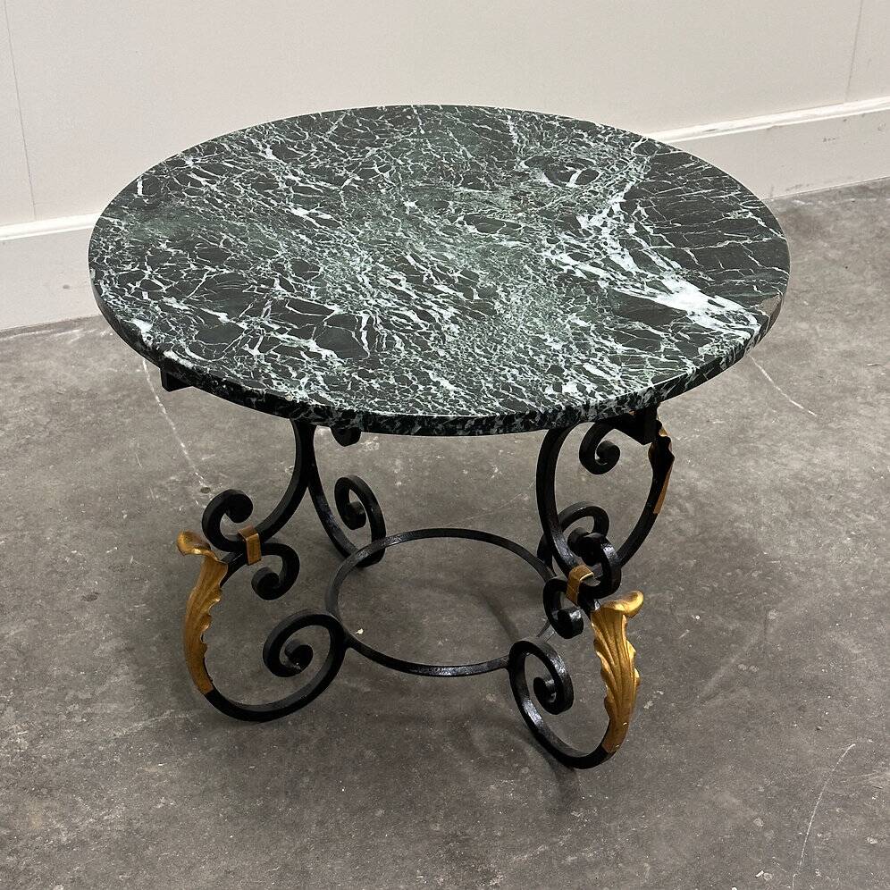 French Neoclassical Revival coffee table with Hollywood Regency influence, 1970s
