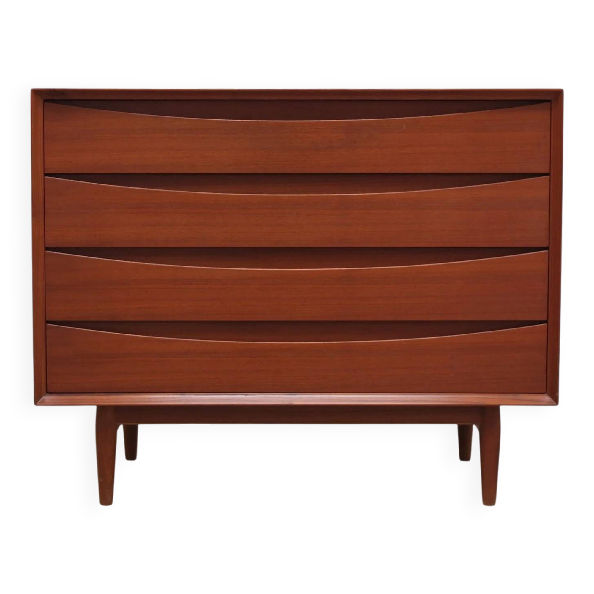 Freestanding chest of drawers in teak by Arne Vodder for Sibast, 1960s