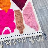 Handmade Berber rug in wool 3 x 2 m