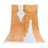 Handmade pure wool rug, size 100 x 200 cm.