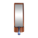 Danish wall mirror by Jacob Hermann & Per Lütken and Holmegaard glass vase, 1960s.