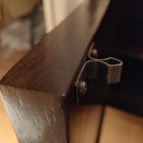 Barn brand shelf in wood and metal with storage 2 doors