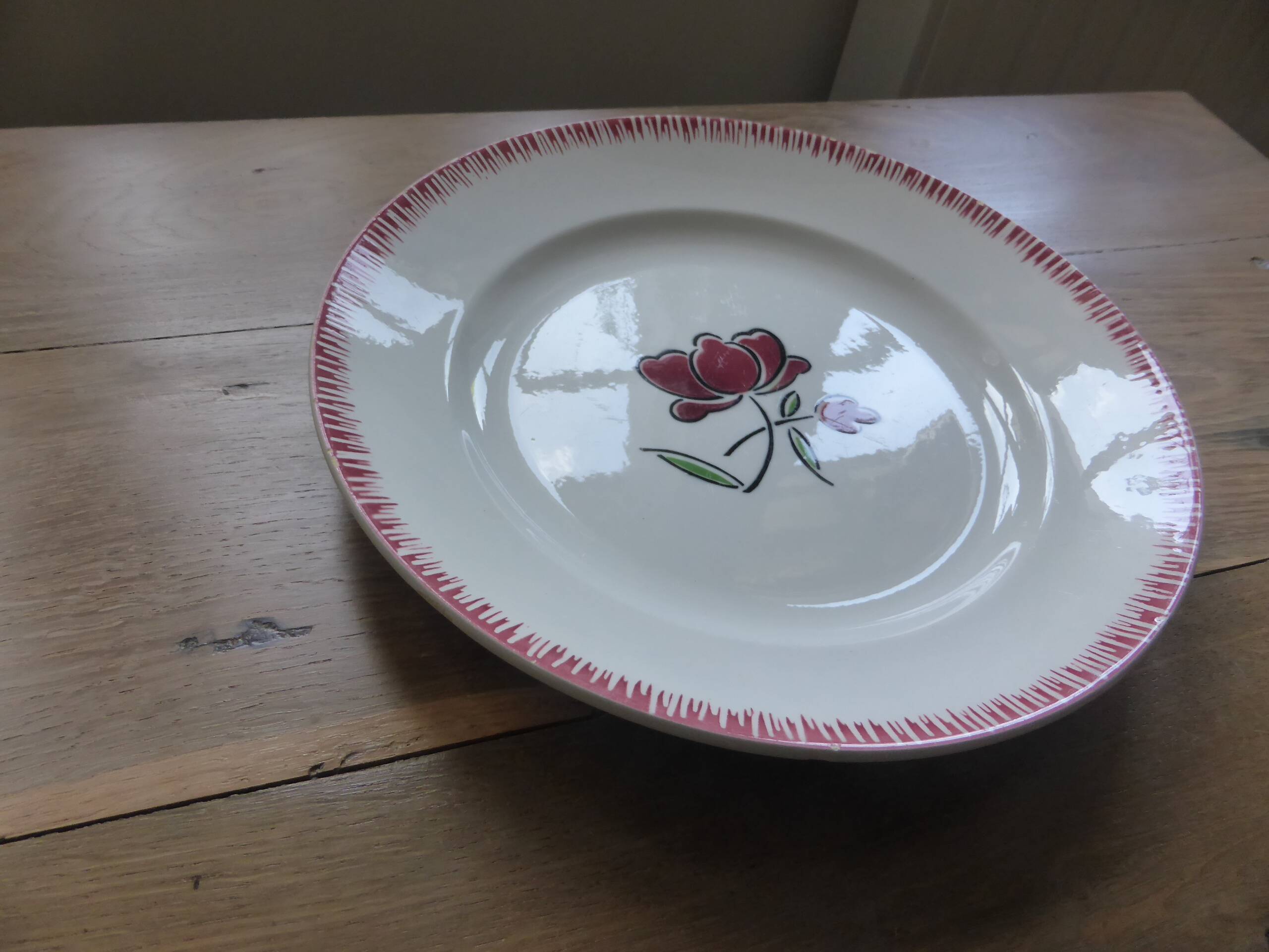 Service plate from the Badonviller factory 200860