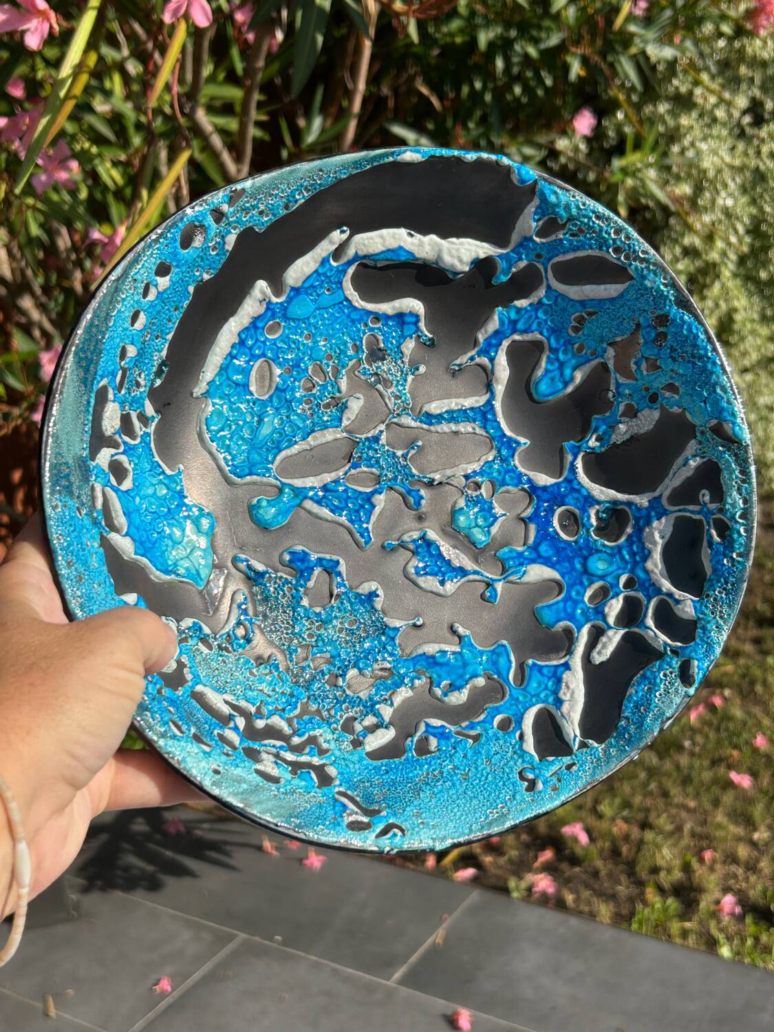 Fat Lava Glazed Ceramic Cup