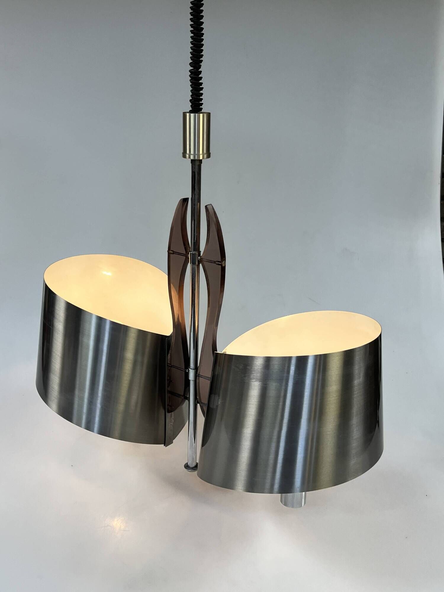 Vintage Maison Charles Pendant Lamp, France 60's