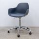 CRASSEVIG Pola Round chair with grey wheels