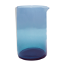 Pichet en verre bleu scandinave