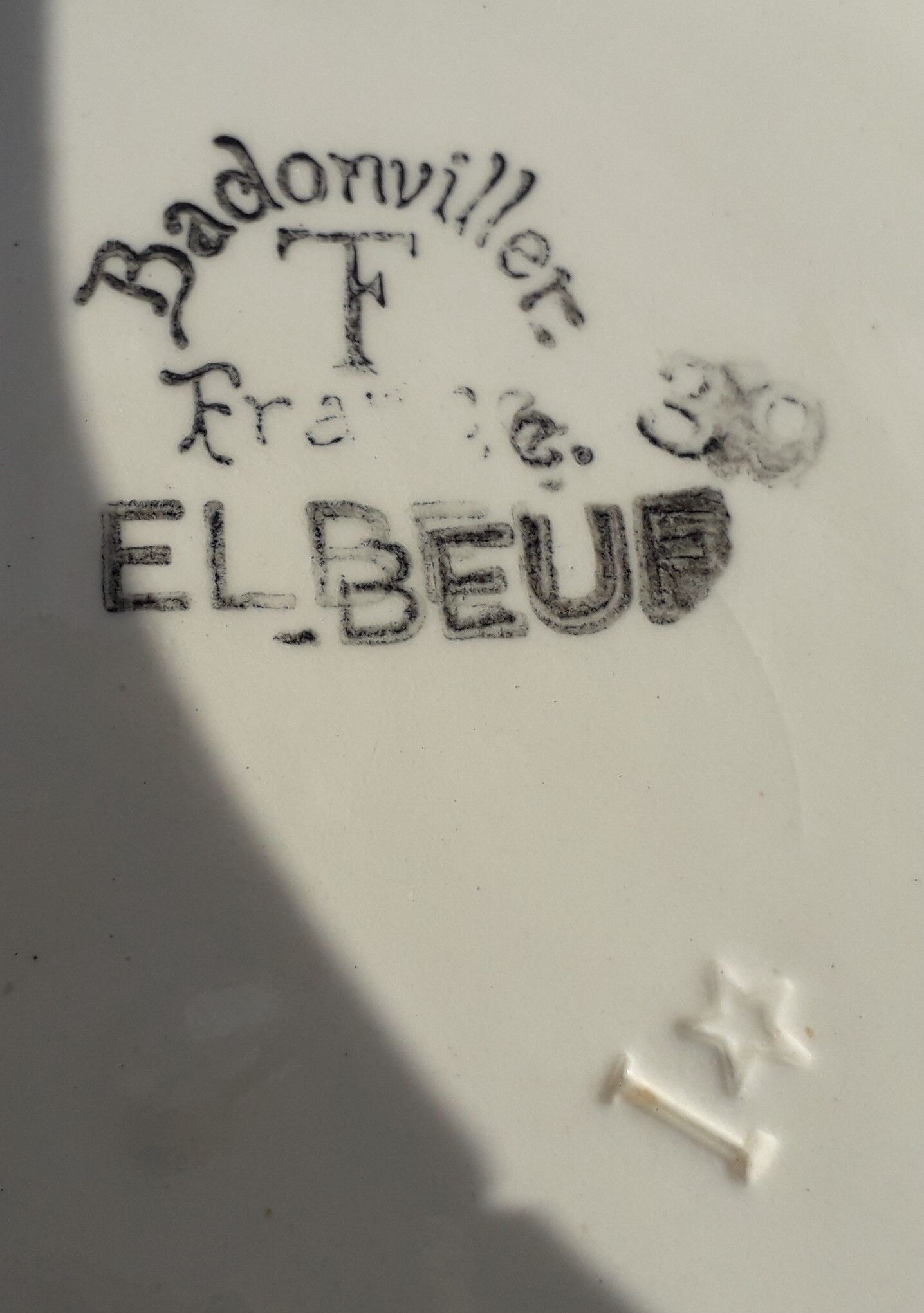 Art deco earthenware compotier