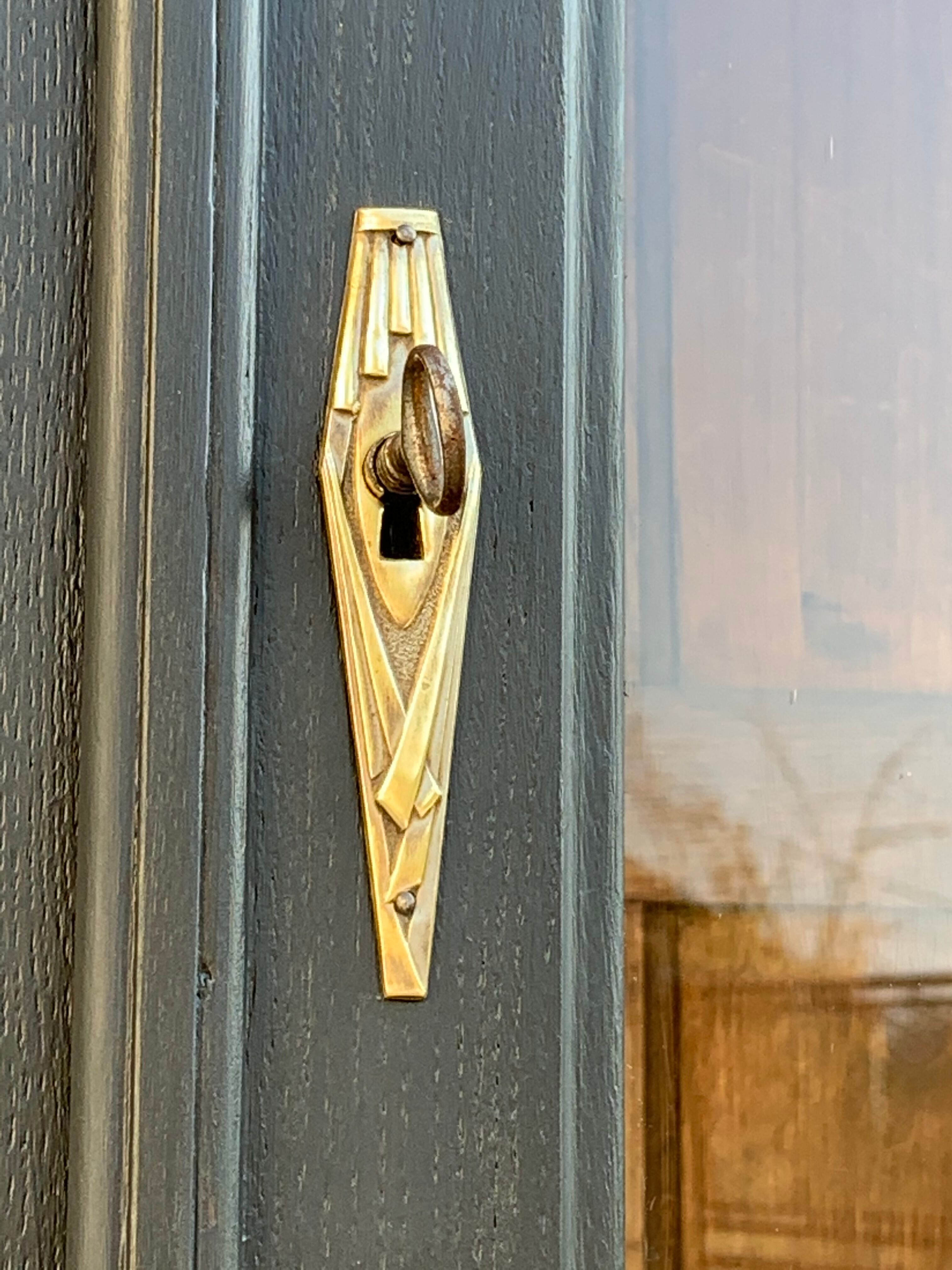 Glass-glazed Parisian wardrobe 1930