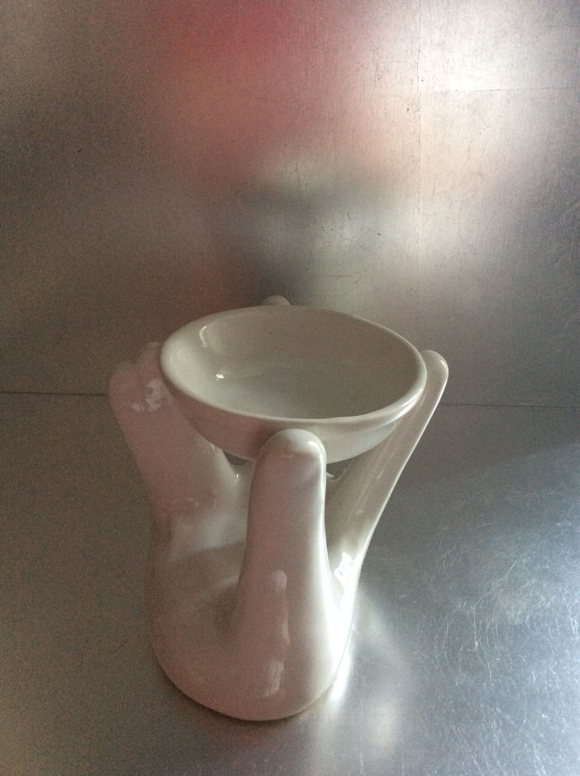 Empty pocket hand pocket in vintage ceramic from the 70s