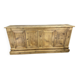 Raw pitch pine sideboard