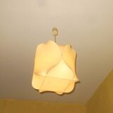 Cocoon pendant light Achille Castiglione attr., Italy 1960s
