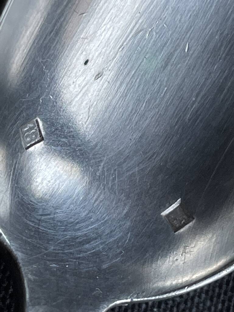 12 Small spoons – Silver plated