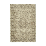Handmade Decorative Oriental Beige Rug 203 cm x 310 cm