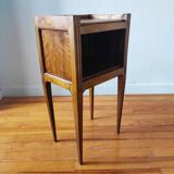Antique walnut bedside table in the Directoire style