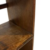 Art Deco Oak compact bookcase minimalist design