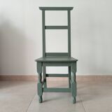 Antique "prie dieu" chair from the 19th century.