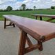 Lot de 2 bancs en orme massif par Aranjou