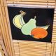 Bamboo bar rattan earthenware and formica 70s