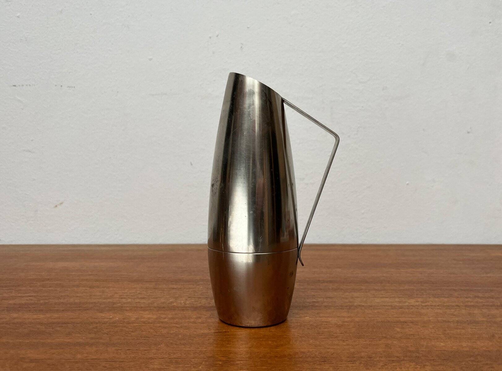 Mid-century pewter carafe vase by Dovo Holland, 1960s.