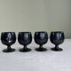 Verres en marbre noir