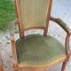2 Louis XVI Trianon cabriolet armchairs