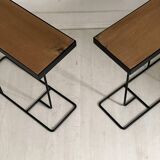 Pair of Robin Day designer end tables for Habitat