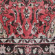 Traditional persian runner rug long red wool oriental carpet-83x495cm