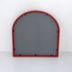Model 4720 red mirror by Anna Castelli Ferrieri for Kartell 1980