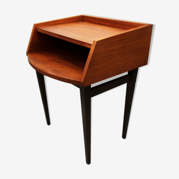 Bedside table or side table teak Scandinavian style