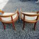 Lot 2 chaises de bureau marquetée dossier bas
