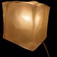 "Iviken" thick glass collector ice cube table lamp from Ikea