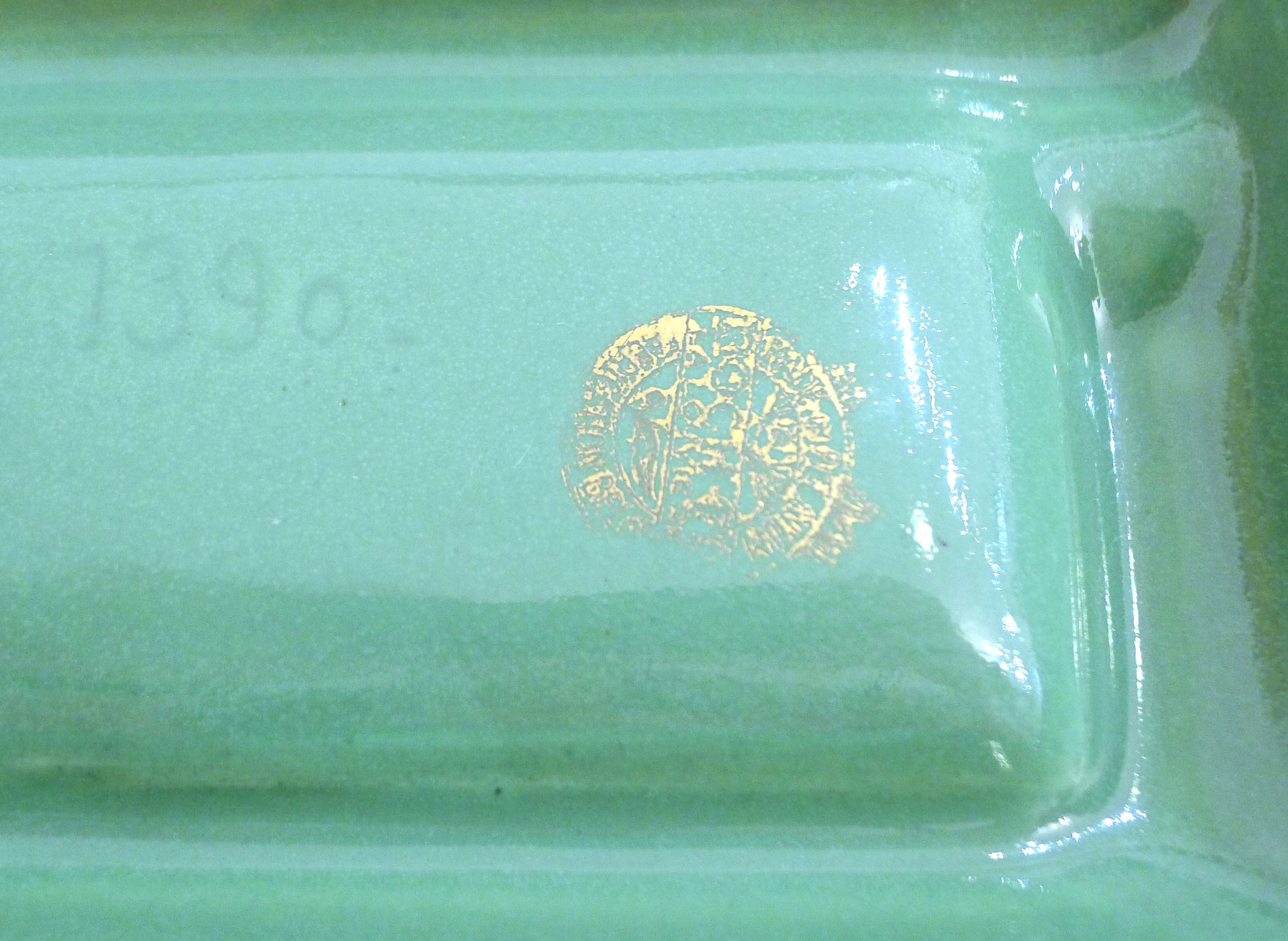 Art deco ashtray Boch la Louvière