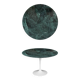 Original round Knoll Tulip dining table (120cm) Alpi Verde glossy in NEW CONDITION