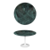 Original round Knoll Tulip dining table (120cm) Alpi Verde glossy in NEW CONDITION