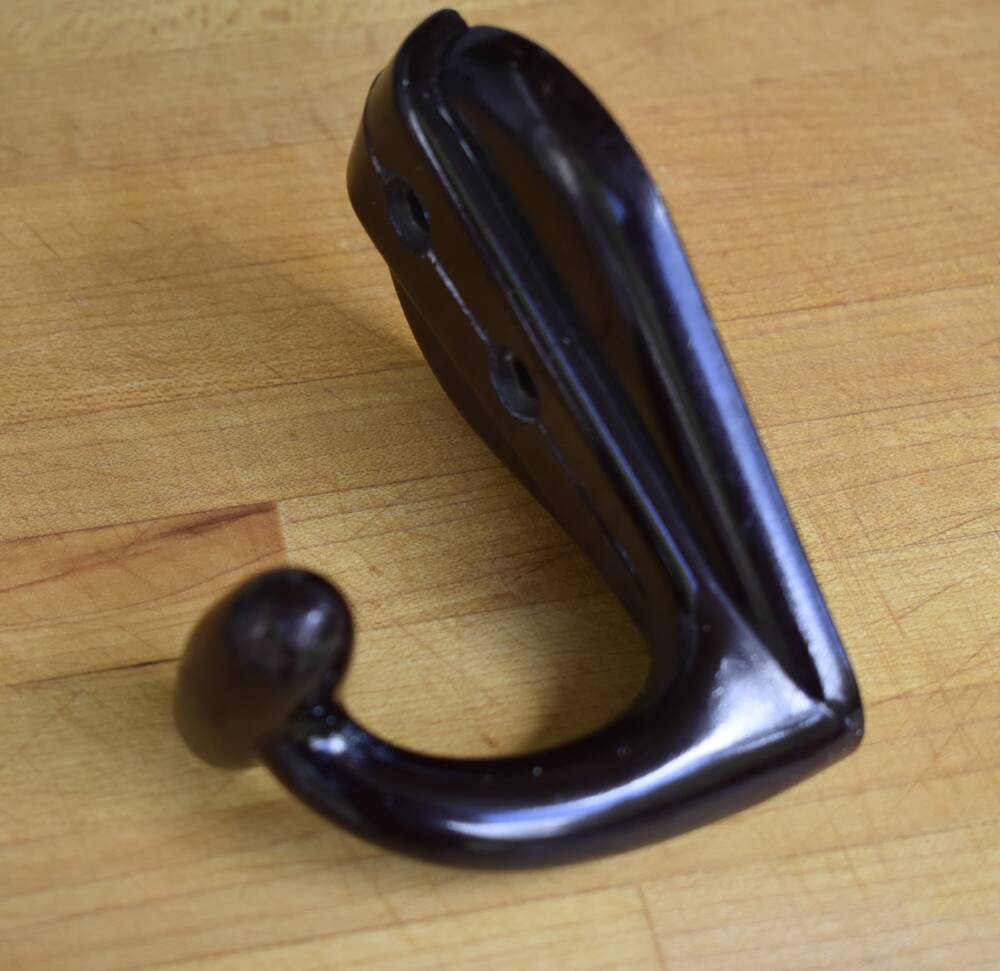 Bakelite school coat rack from the late 1950s